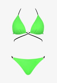 Wybrany, zielony wiązane bikini