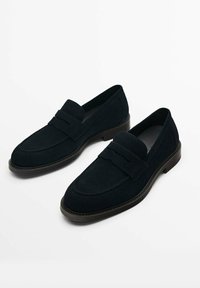 Massimo Dutti Slip-ins - blue-black denim