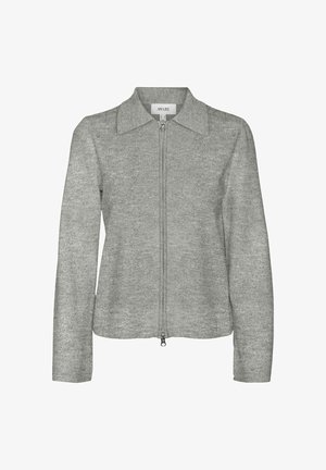 Vero Moda VMHANNA  - Adīta jaka - medium grey melange