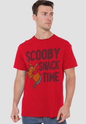 Cotton Soul, SCOOBY DOO! THE SNACK TIME - Print T-shirt - red