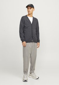 Jack & Jones EEMIL NOOS - Cardigan - dark grey melange