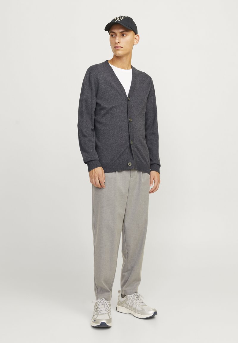 Jack & Jones EEMIL NOOS - Cardigan - dark grey melange