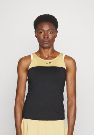 CAMISETA LUX RIBBON - Top - black/gold