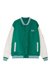Kaotiko JACKET BASEBALL TRICKY LOVE UNISEX - Bombera - green
