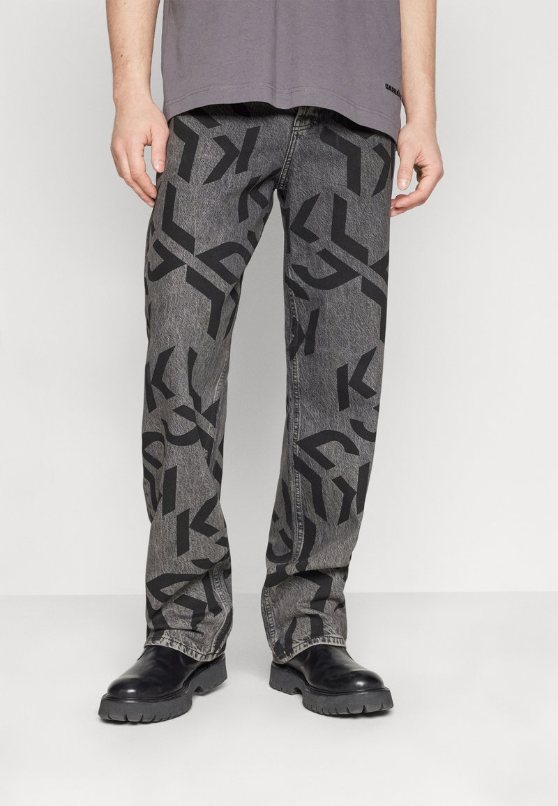 Karl Lagerfeld Black Cotton Relaxed Fit Jeans main image 1