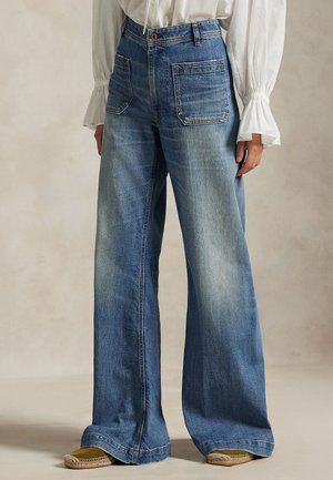 Polo Ralph Lauren HIGH-RISE BOOT JEAN - Zvonové džínsy - arlit