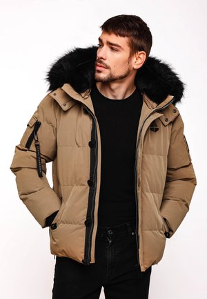 Vinterjakker - mottled light brown