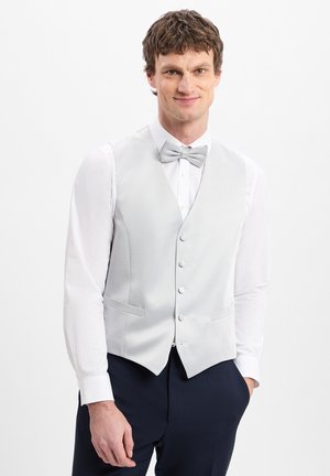 Suit waistcoat - hellgrau