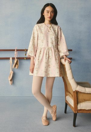 Cath Kidston, DENIM DRESS - Denim dress - pink stripe floral