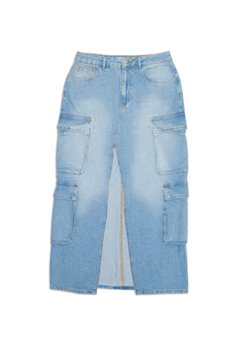 2Y Studios Maxirok blauw denim/bluedenim 2Y Studios Maxirok blauw denim/bluedenim