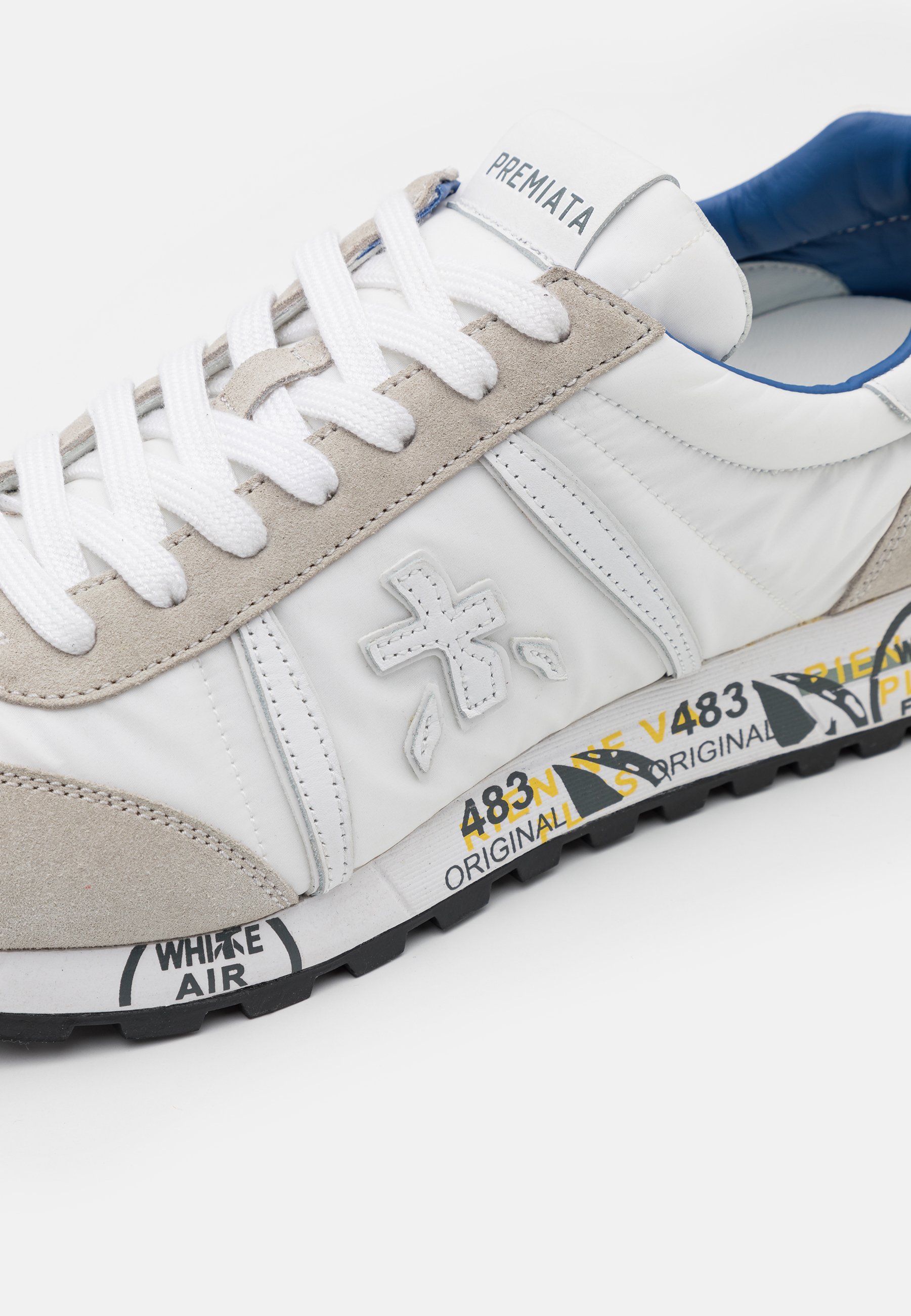 Premiata LUCY - Sneakers basse - white/grey/bianco - Zalando