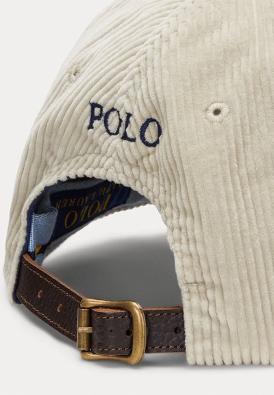 Polo Ralph Lauren CORDUROY BALL CAP UNISEX - Naģene - khaki stone