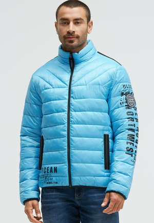 STEPP MIT LOGO PRINTS - Winter jacket - power blue