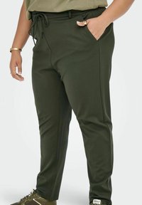 ONLY Carmakoma CARGOLDTRASH LIFE CLASSIC - Pantalones - peat