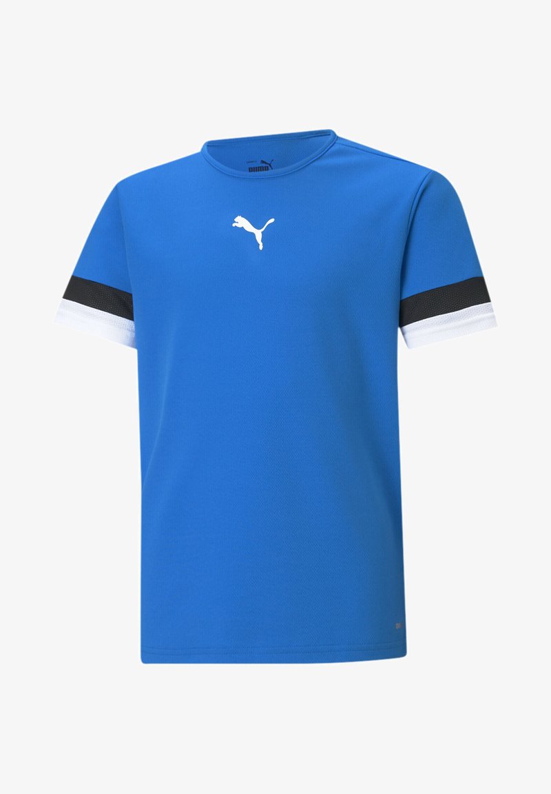 Puma TEAMRISE - T-Shirt sport - electric blue lemonade black white