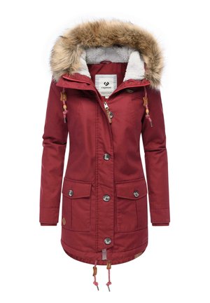 JANE - Vinterfrakke - wine red