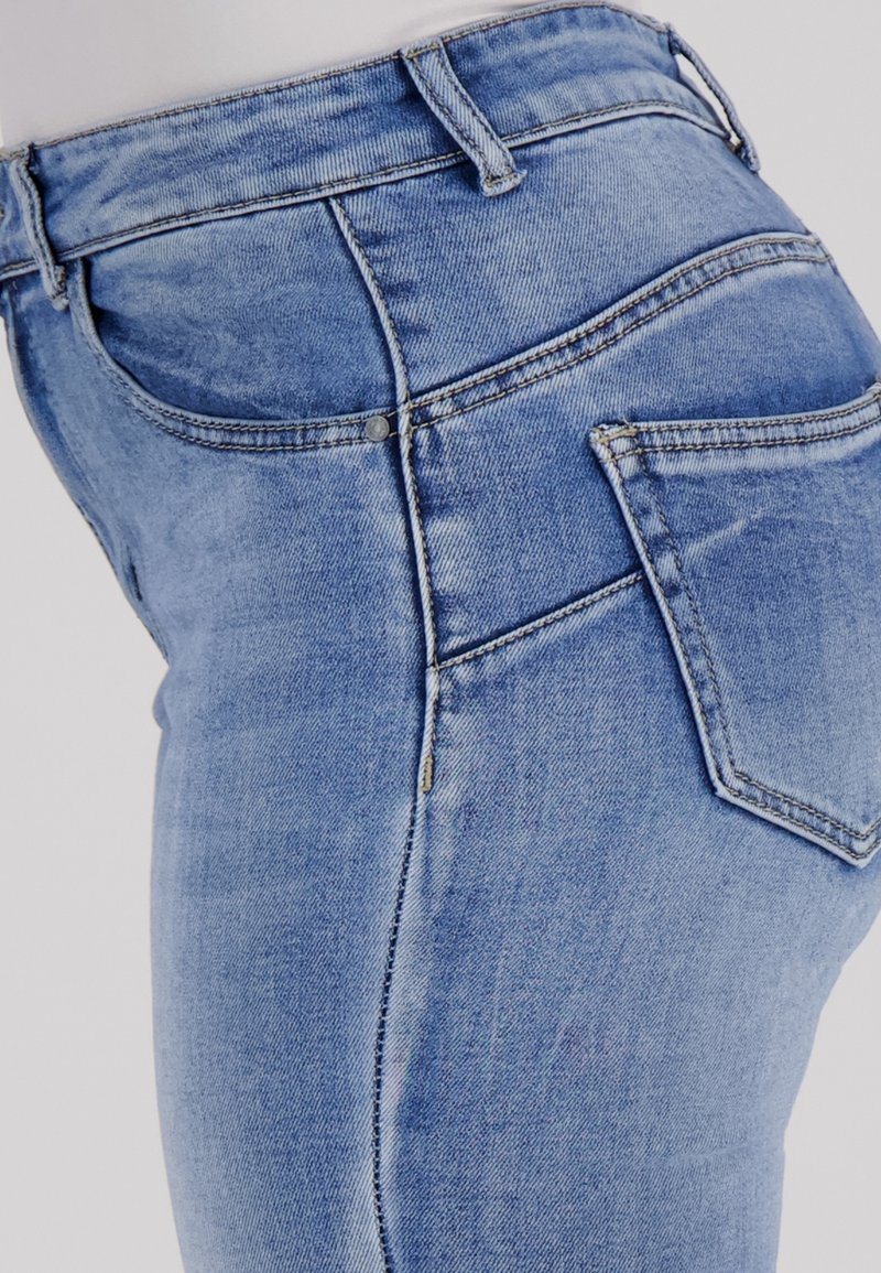 Enjoy 5 Pocket Super Stretch Lang dames broek blauw 4556