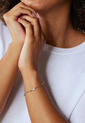 Lucardi, STATEMENT - Bracelet - silver-coloured zirconia