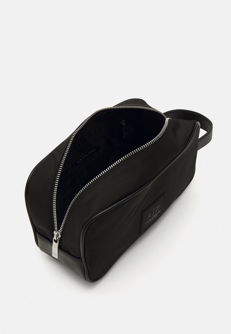 Armani Exchange BEAUTY CASE UNISEX - Travel accessory - black - Zalando