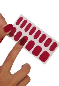 Le Mini Macaron GEL NAIL STRIPS - Adesivi unghie - rouge dahlia