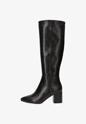 Mexx, MEXX HEELED HIGH BOOT PLUCK MILA HEELED HIGH BOOT - Botas - dark brown