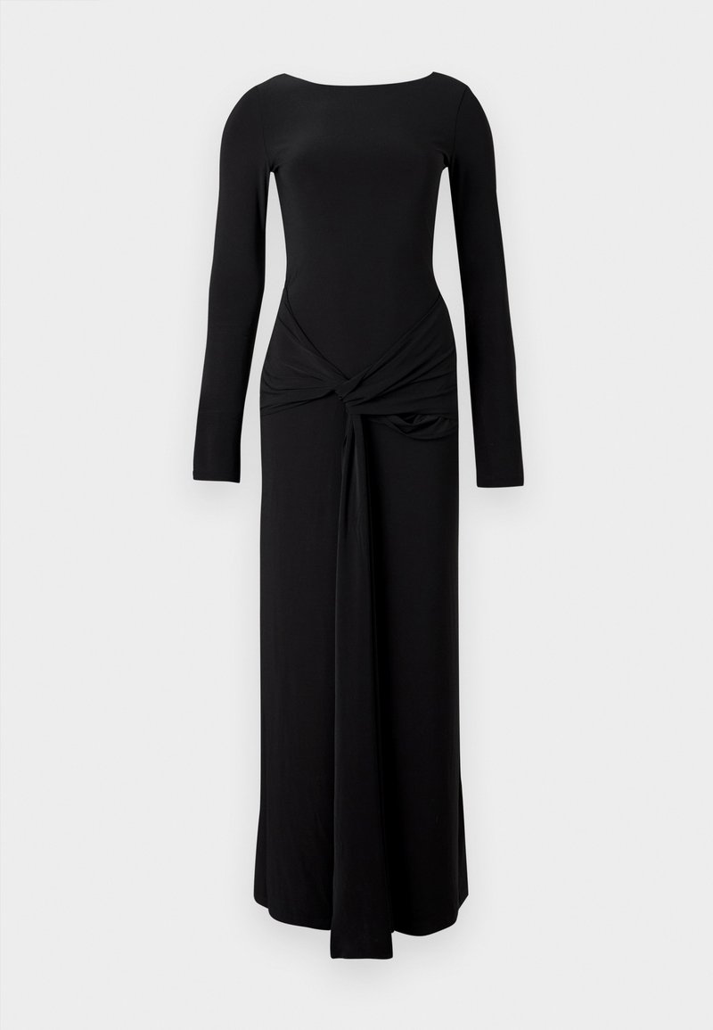 Forever New WINIFRED SLEEVE DRAPE - Robe fourreau - black/marron ...