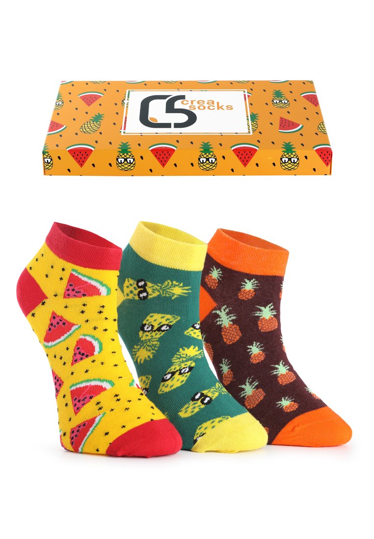 Crea Socks FRUIT ANKLE 3 PAİRS Socks multi color/multicoloured