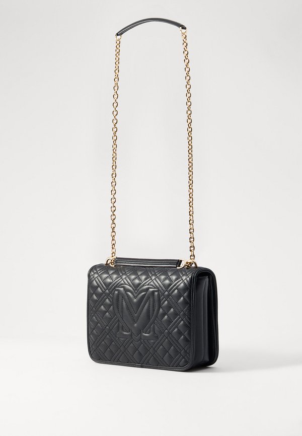 LAMINATED QUILTED BAG - Cross body bag - nero3