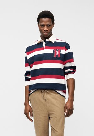 CREST STRIPED RUGBY - Langarmshirt - ecru