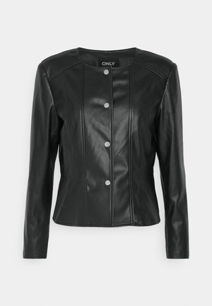 ONLY Petite ONLSARA JACKET - Veste en similicuir - black