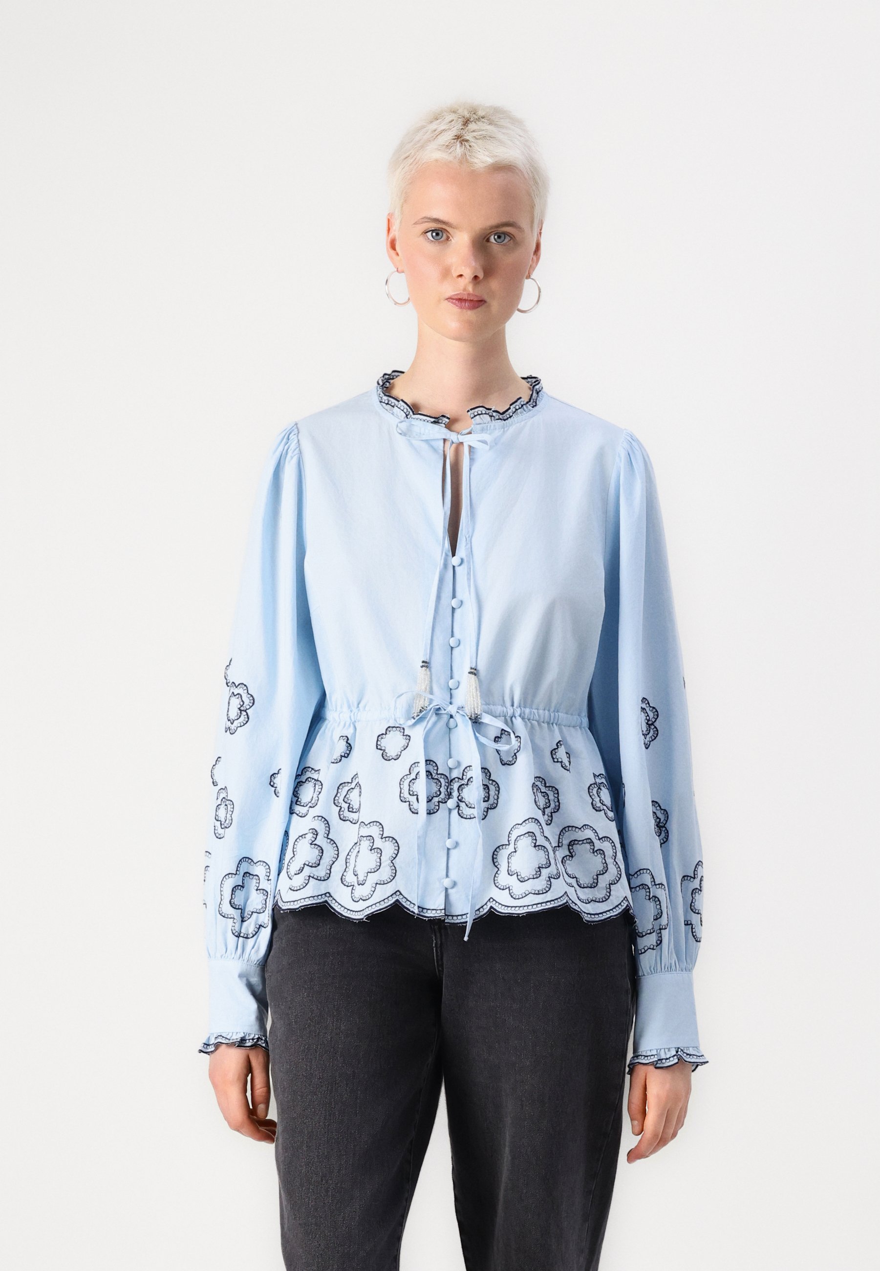 売れ筋商品|||ヤス シャツ レディース トップス YASPALA SHIRT - Button-down blouse - kentucky blue YASPALA SHIRT | Blue | YAS® Finland
