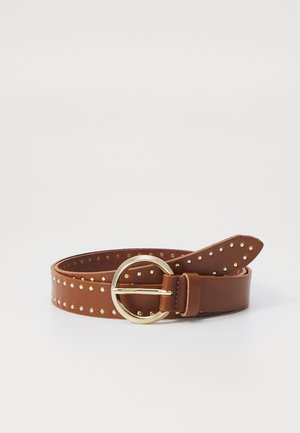 Vanzetti BELT RIVETS AND BUCKLE - Belt - cognac