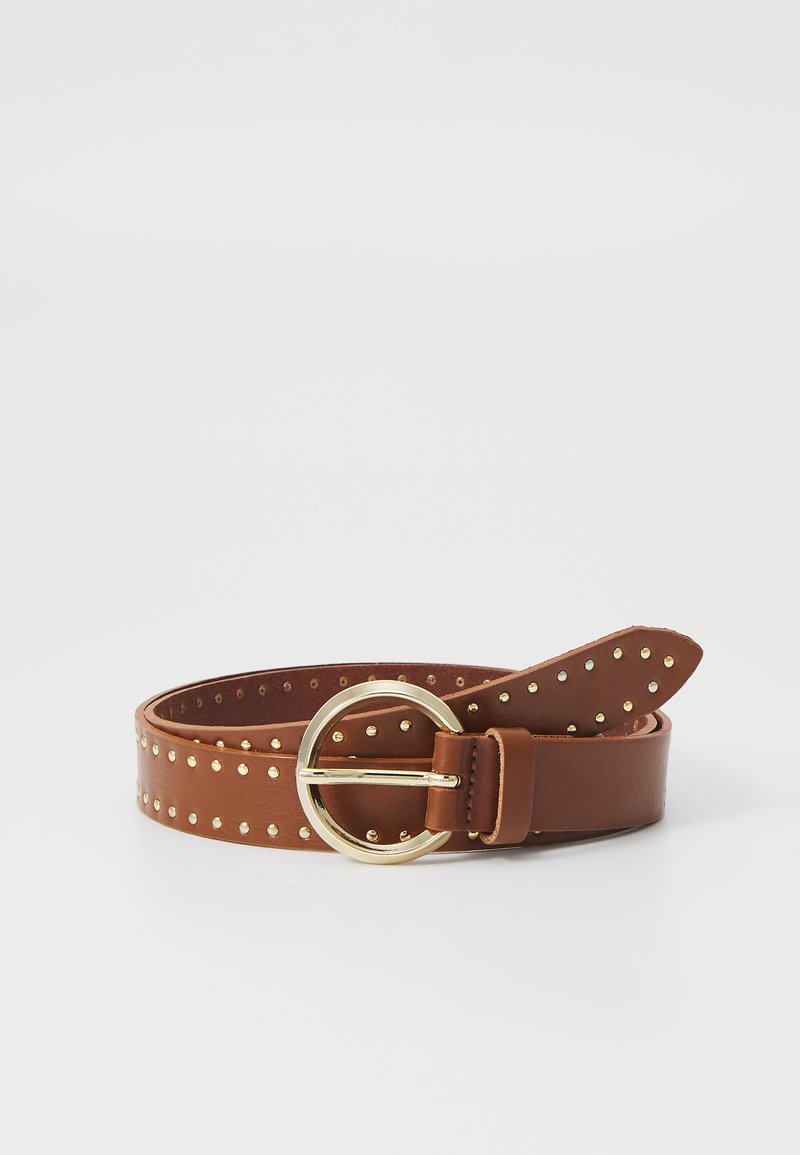 Vanzetti BELT RIVETS AND BUCKLE  - Ceinture - cognac
