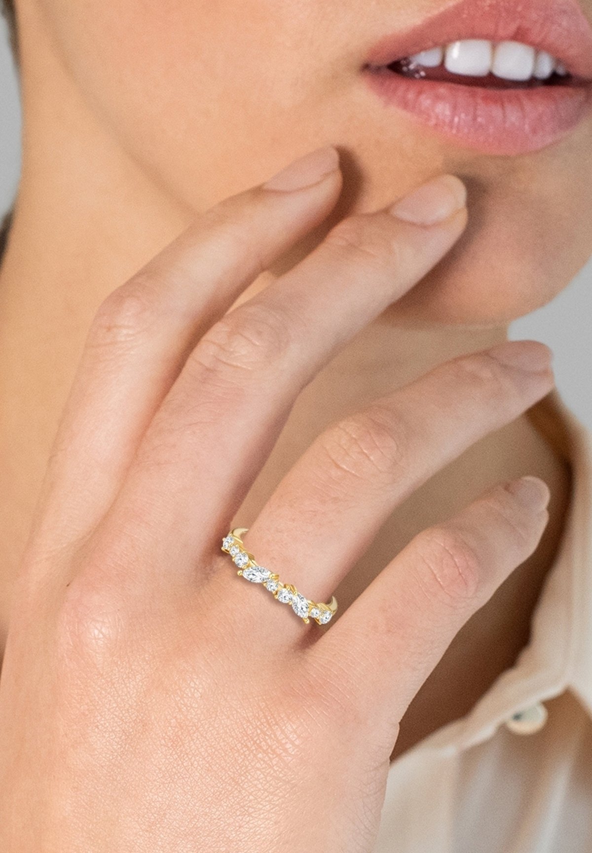 Polsino Per Orecchie Da Donna In Argento Sterling 925 Rodiato, Design Minimalista, Senza Foro, Altezza 13 Mm