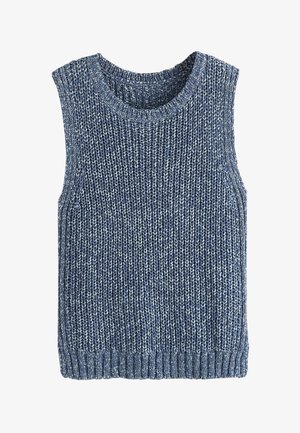 Next, REGULAR FIT - OPEN KNITTED TANK TOP . - Top - denim blue
