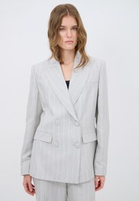 STRIPED  - Blazer - striped grey