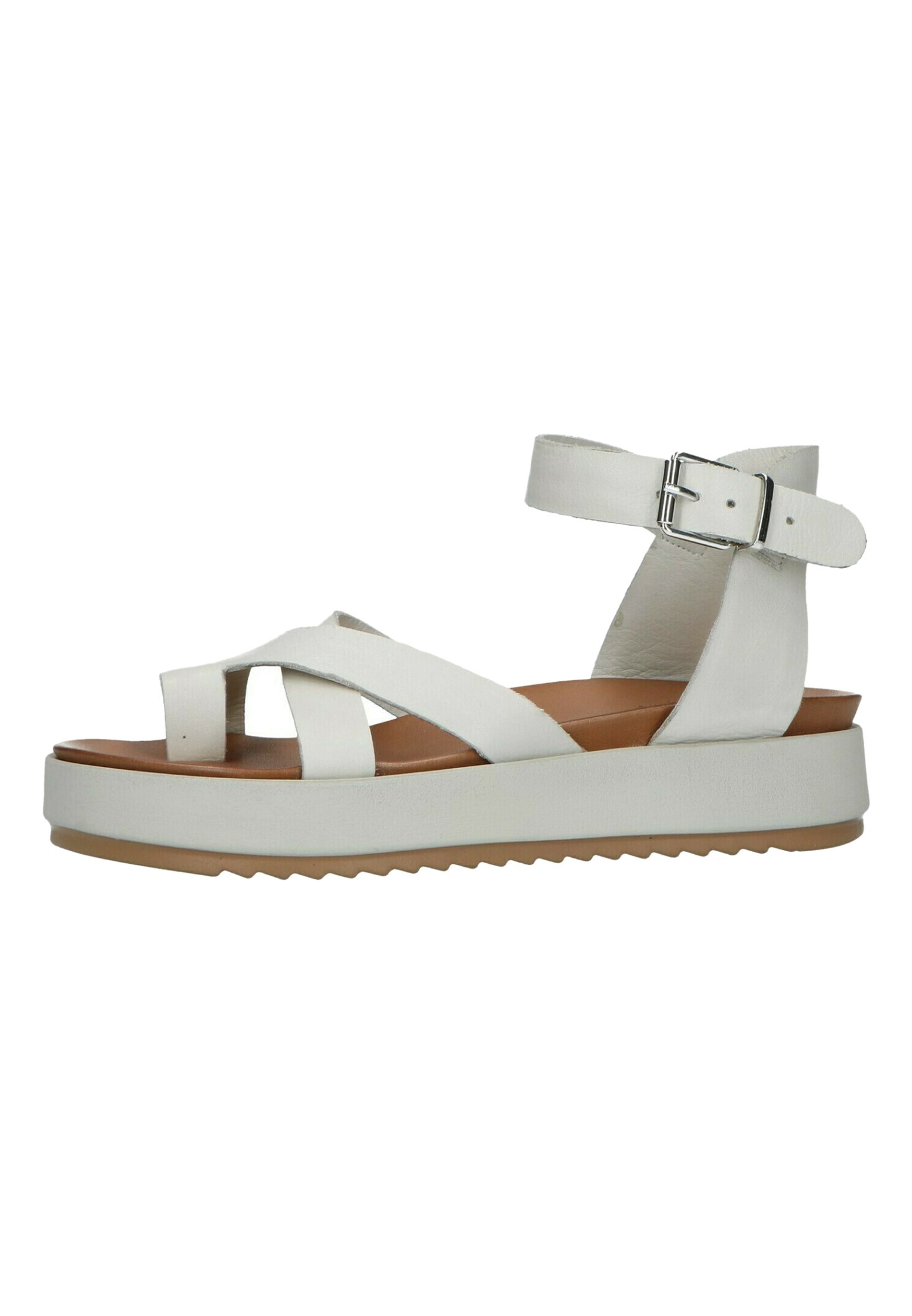 sacha Sandalen met plateauzool - off-white/crème - Zalando.nl