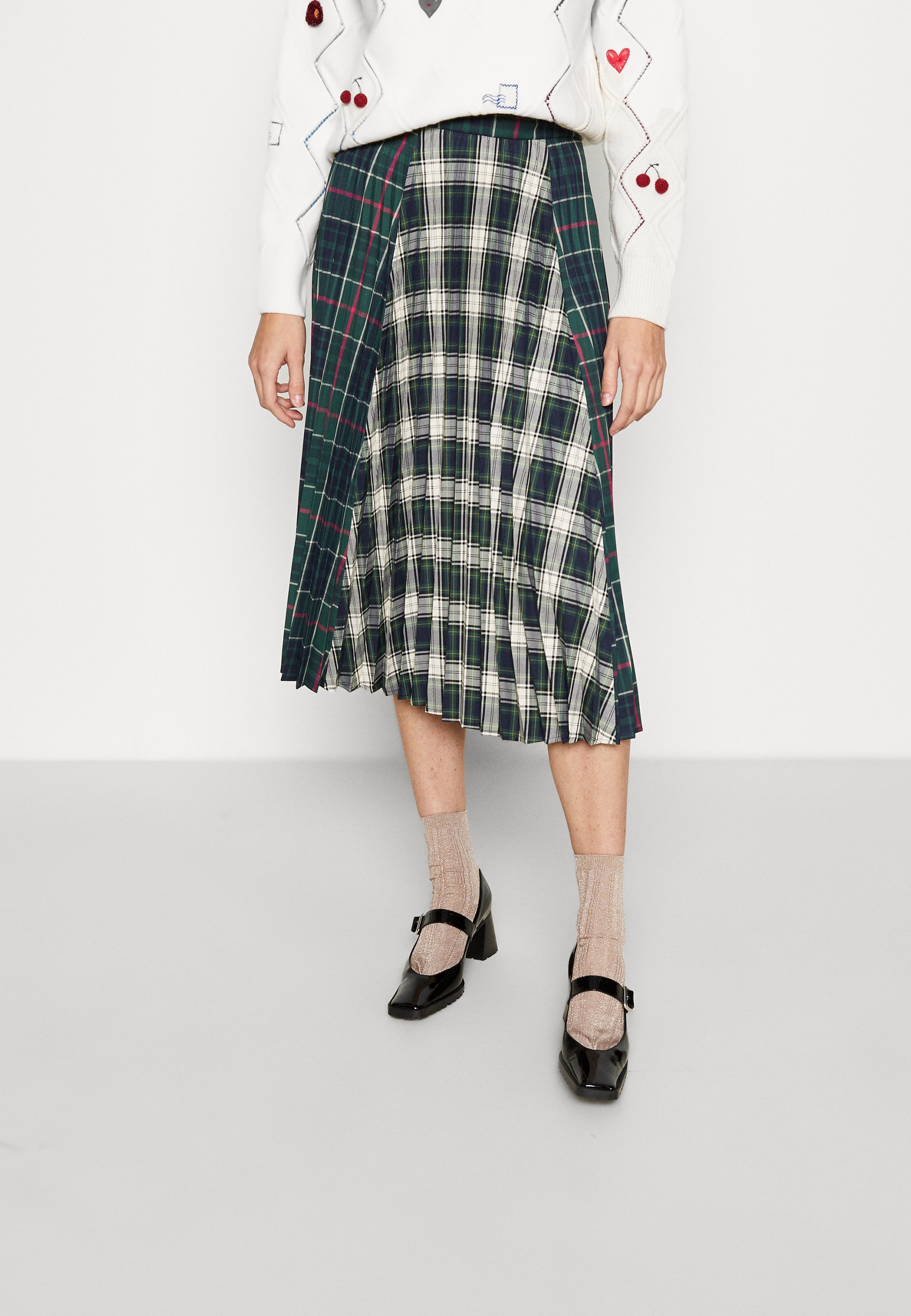 Abbigliamento Donna MAX&Co. INGENUO - Gonna a pieghe - green/verde Abbigliamento Donna MAX&Co. INGENUO - Gonna a pieghe - green/verde