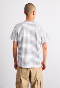 Obey Clothing ESTABLISHED WORKS EYES - Apdrukāts T-krekls - ash grey