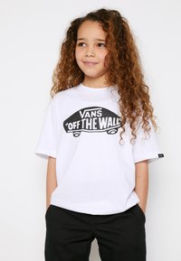 Vans Triko s potiskem - white/black