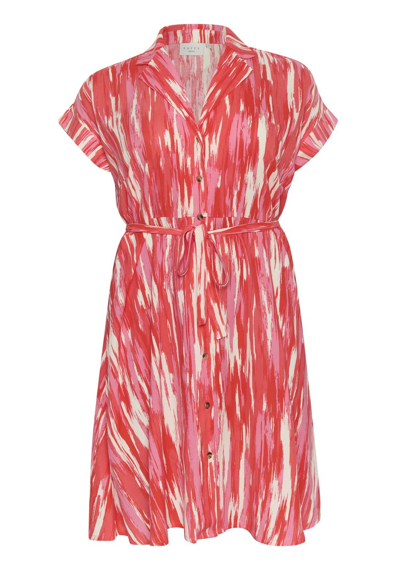 Kaffe Curve Blousejurk donkerroze Kaffe Curve Blousejurk donkerroze