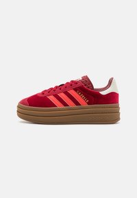 GAZELLE BOLD - Sapatilhas - team victory red/preloved yellow/off-white