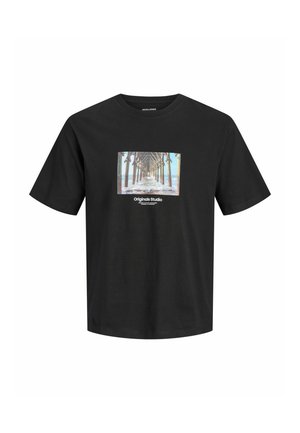 Jack & Jones, T- - Print T-shirt - black