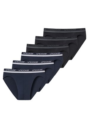 6 PACK - Kalhotky - schwarz blau