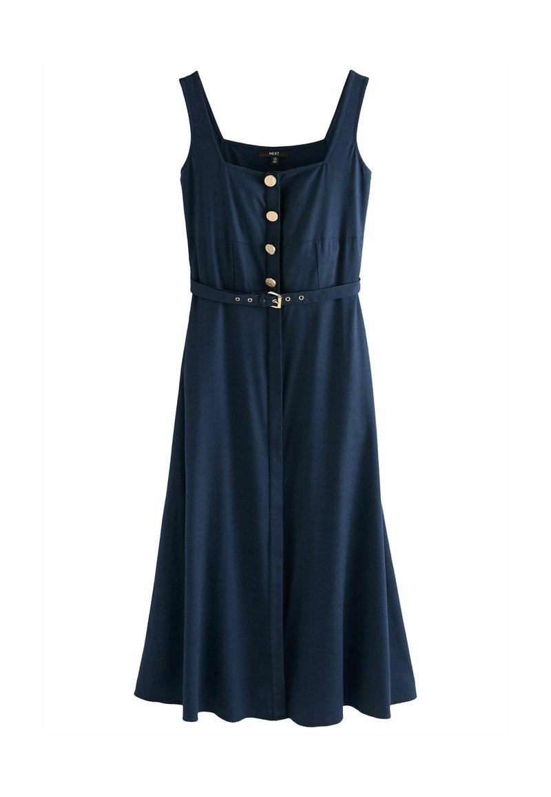 Next TALL FIT -  SQUARE NECK MIDI - Päevakleit - navy blue