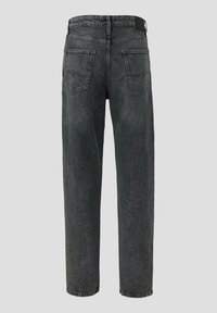 QS MID RISE - Straight leg jeans - steingrau