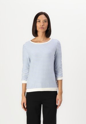 STRIPED JACQUARD  - Jumper - bright blue