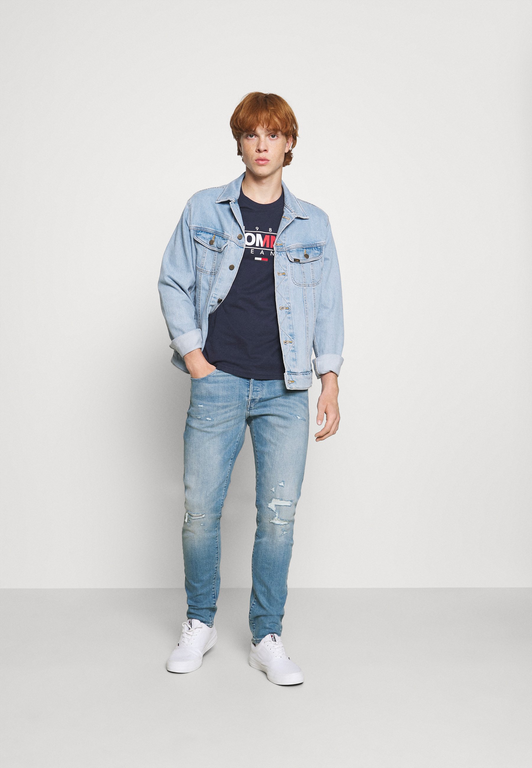 G-Star 3301 SLIM - Jeans slim fit - azure stretch denim/blu denim -  Zalando.it