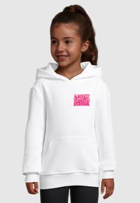 Merchcode SHINE BRIGHT ONE - BASIC - Hættetrøje - white