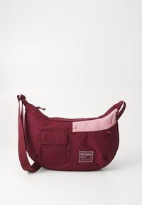 SADDLEBAG UNISEX - Keresztpántos táska - rich wine/eraser pink